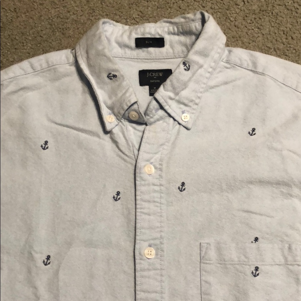 Men’s Short Sleeve Oxford - J- Crew